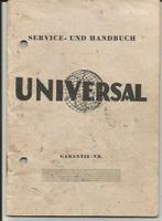 Universal B4 Meteor V1 Meteor V2 Handbuch (7041z), Ophalen of Verzenden, Overige merken