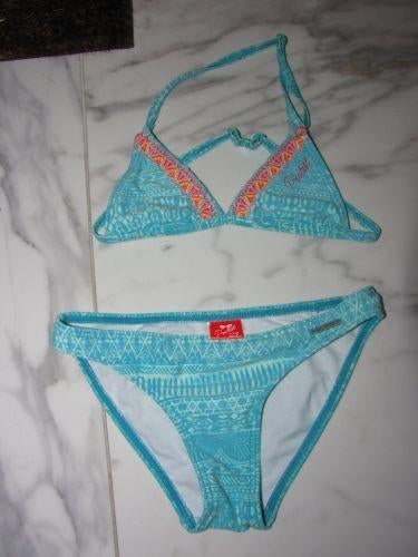 128 PROTEST bikini aqua, Ophalen of Verzenden, Zo goed als nieuw, Meisje, Sport- of Zwemkleding