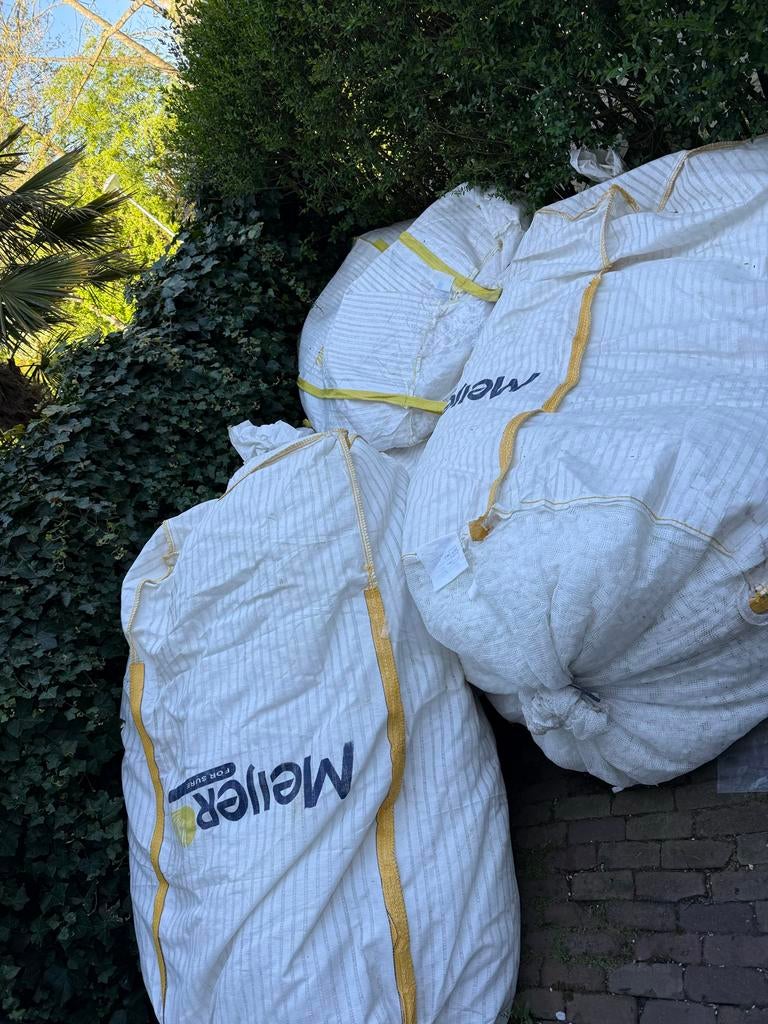 6 kuub isolatie chips - Piepschuim, Ophalen, Gebruikt, 12 cm of meer, 15 m² of meer