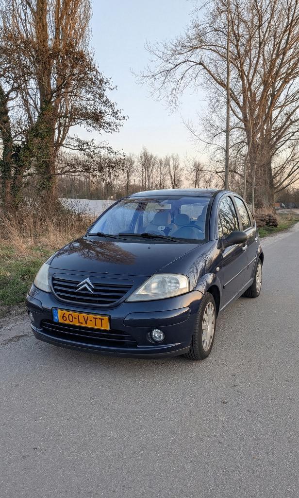 Citroën C3 1.4 I 2003 Blauw, Auto's, Citroën, Particulier, C3, ABS, Airbags, Bluetooth, Cruise Control, Elektrische buitenspiegels