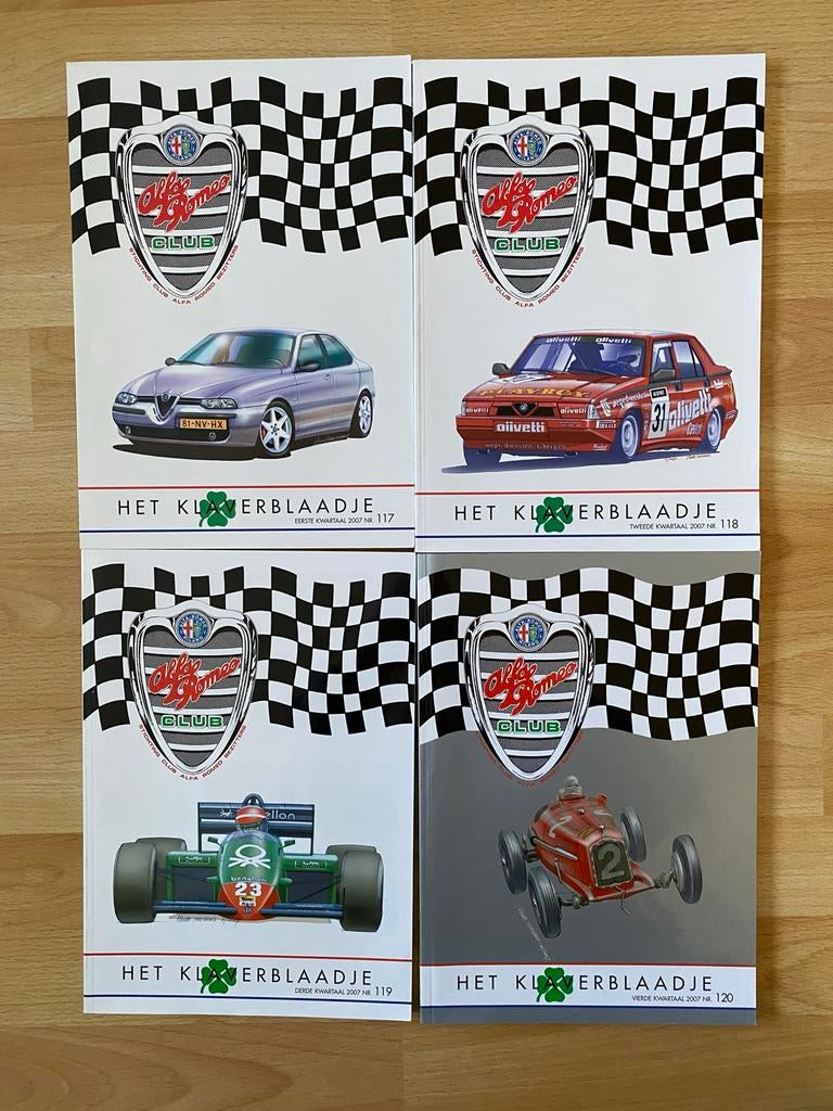 Het Klaverblaadje Alfa Romeo Club 2007 (4 stuks), Boeken, Ophalen of Verzenden, Gelezen, Alfa Romeo