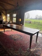 Boerentafel in landelijke stijl – 300 x 100 x 79 cm VT Wonen, Ophalen, Gebruikt, Teakhout, 200 cm of meer