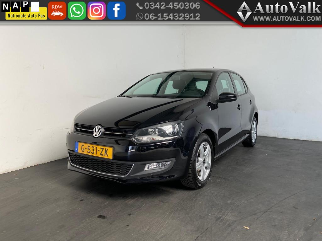 Volkswagen Polo 1.4-16V Highline (bj 2010), Voorwielaandrijving, 86 pk, 4 cilinders, Zwart
