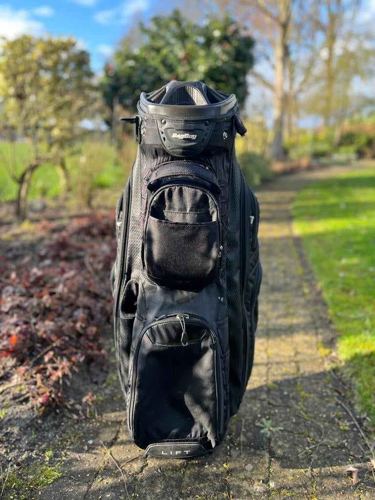 BagBoy golftas - Zwart met veel vakken, Ophalen of Verzenden, Gebruikt, Tas, Overige merken
