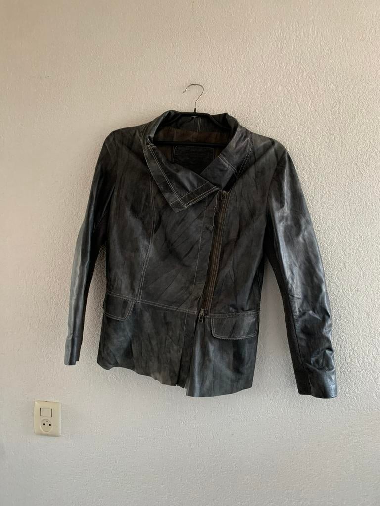 Summum leren jasje maat 40, Kleding | Dames, Ophalen of Verzenden, Zo goed als nieuw, Maat 38/40 (M), Zwart