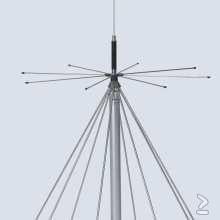 Sirio SD 1300 UHF (scanner) antenne25-1300 MHz nu 100 euro, Gravenstraat 5 in Rijssen, B.S. Communicatie, Nieuw, Ophalen of Verzenden
