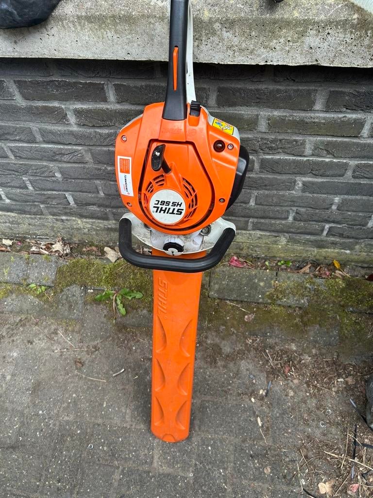 Stihl heggenschaar HS 56 C - Krachtige benzine heggenschaar, Tuin en Terras, Ophalen, Gebruikt, Benzine