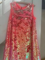 NEON ROZE PALLETEN MEISJE JURK, MAAT: 140, Meisje, H&M, Ophalen of Verzenden, Zo goed als nieuw