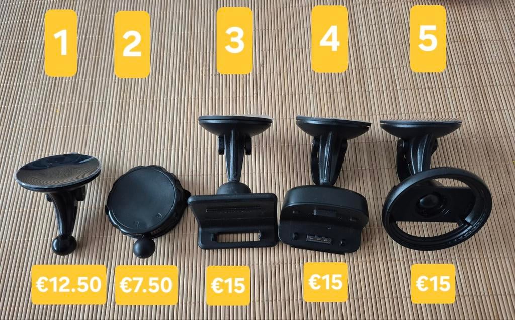 TomTom Zuignap Houders voor Diverse Modellen, Auto diversen, Ophalen of Verzenden