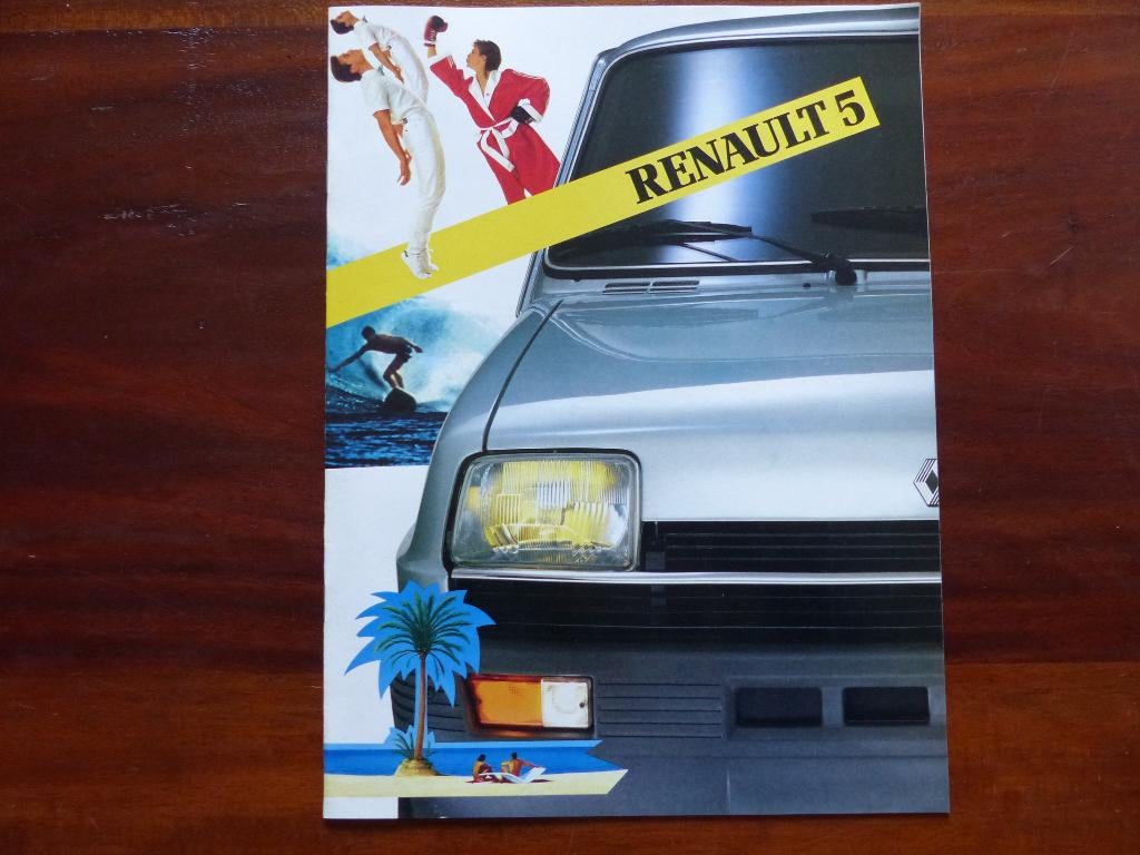 Renault 5 1983 brochure, Verzenden, Zo goed als nieuw, Renault