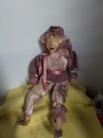 8915) mooie grote handgemaakte pop hoog  48cm, Verzamelen, Poppen, Ophalen of Verzenden, Zo goed als nieuw, Pop