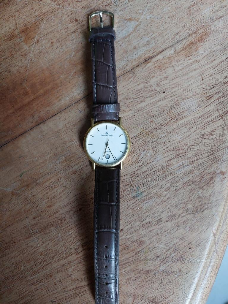 Maurice Lacroix Horloge - Klassiek Heren Polshorloge, Overige merken, Polshorloge, Ophalen of Verzenden, Goud