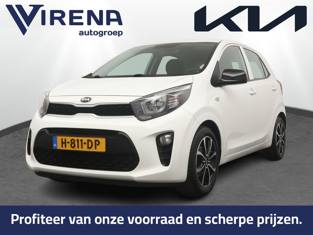 Kia Picanto 1.0 MPi ComfortPlusLine - Airco - Radio - Apple/, Auto's, Voorwielaandrijving, Stof, Gebruikt, Met garantie (alle)