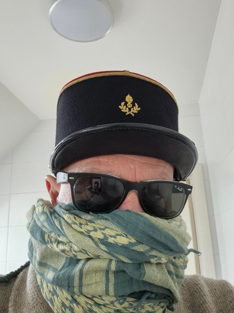 Vintage Képi Luitenant Frans Vreemdelingenlegioen – Mle 1931, Verzenden, Landmacht, Overige gebieden, Helm of Baret