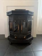 Prachtige stalen houtkachel - Gebruikt, in goede staat, Huis en Inrichting, Kachels, Ophalen, Gebruikt, Houtkachel, Vrijstaand