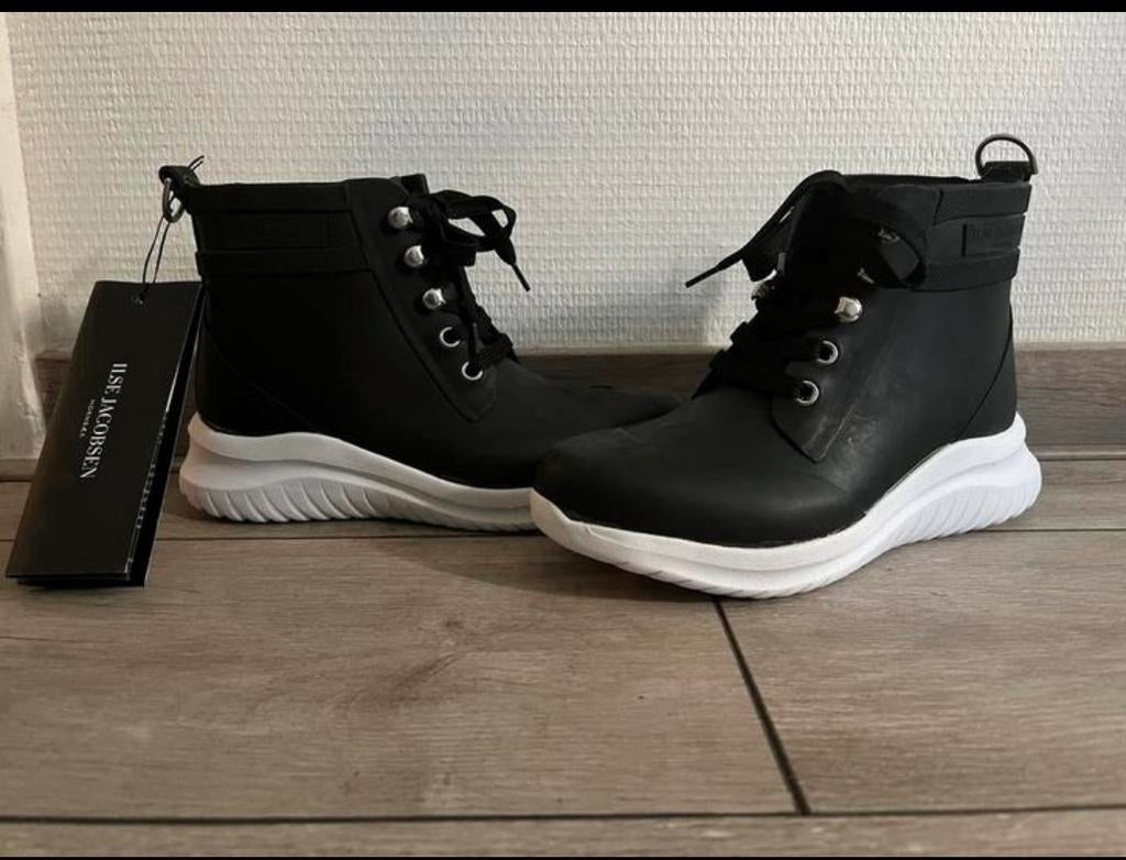 Leuke nieuwe rubberlaarsjes van Ilse Jacobsen (Maat 38), Verzenden, Zwart, Nieuw, Regenlaarzen
