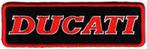 Ducati stoffen opstrijk patch embleem #5, Ophalen of Verzenden, Nieuw