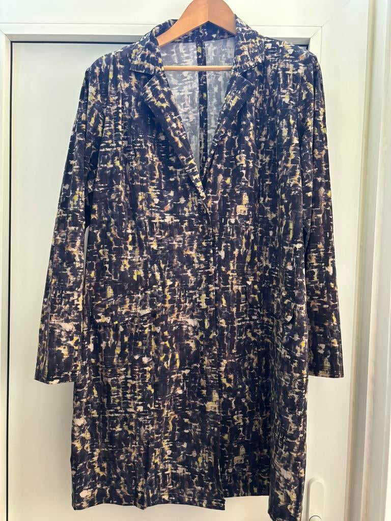 Plus basics blazer maat 50, Kleding | Dames, Grote Maten, Verzenden, Zo goed als nieuw, Blauw, Jasje of Colbert