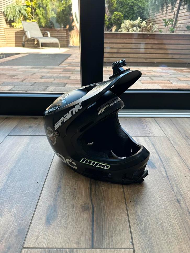 POC Coron air Fullface Fietshelm met GoPro Mount, Fietsen en Brommers, Fietsaccessoires | Fietshelmen, Gebruikt, Heer of Dame