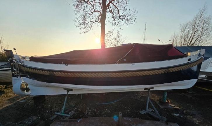 Weco 635 donkerblauwe romp + taupekleurige buiskap/bekleding, Watersport en Boten, Sloepen, Gebruikt, 10 tot 30 pk, 6 meter of meer