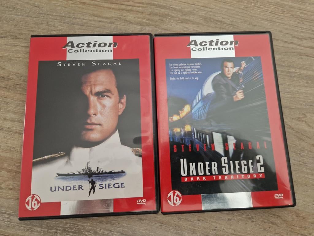 Under the siege 1 & 2 , Steven seagal, Vanaf 16 jaar, Ophalen of Verzenden, Zo goed als nieuw