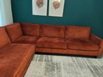 Comfortabele Hoekbank in Terracotta Kleur, Huis en Inrichting, Ophalen of Verzenden, Zo goed als nieuw, Stof, Modern