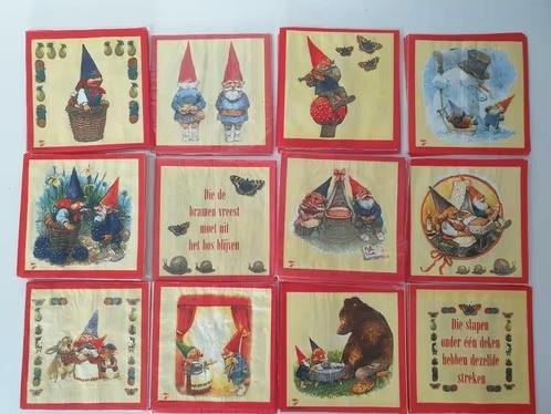 Servetten voor decoupage _ serie: Kabouter afbeeldingen, Hobby en Vrije tijd, Knutselen, Ophalen of Verzenden, Nieuw
