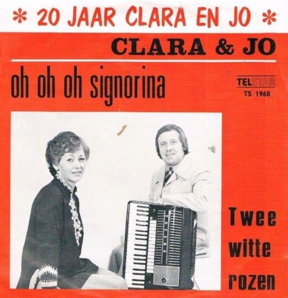 Vinylsingle clara en jo gezocht, Ophalen of Verzenden, Zo goed als nieuw, Overige formaten, Levenslied of Smartlap