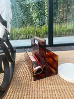 Michel Dumas - Design gefumeerde plexi kranten/magazinehoude, Ophalen of Verzenden