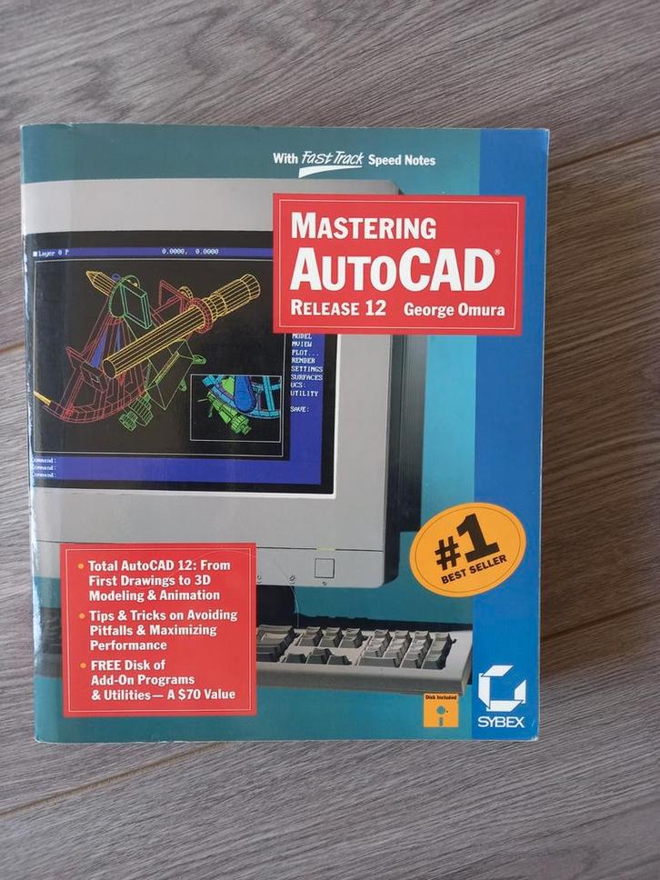 Mastering AutoCAD Release 12 - George Omura, Boeken, Informatica en Computer, Gelezen, Software, Ophalen of Verzenden