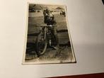 Speedway rijder Henk Steman, Ophalen of Verzenden, 1940 tot 1960, Ongelopen, Sport en Spel