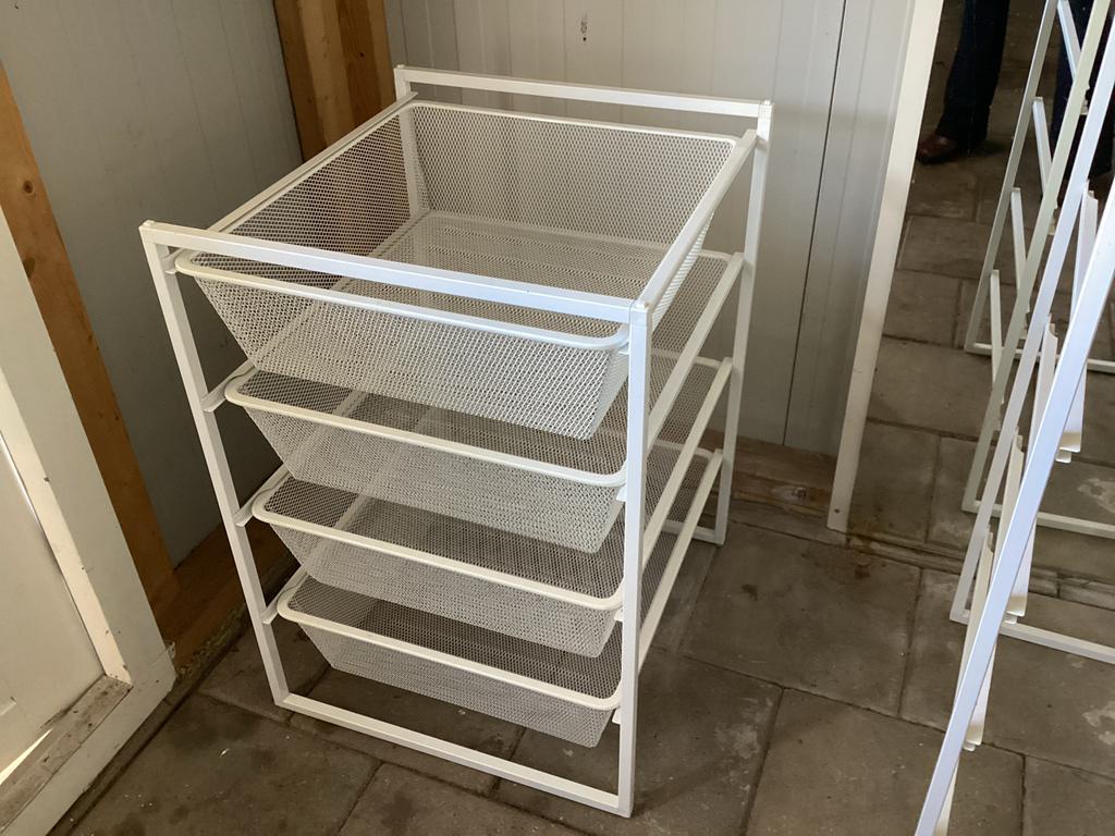 IKEA JONAXEL Opbergcombinatie met manden en hanggedeeltes en, Ophalen, Gebruikt