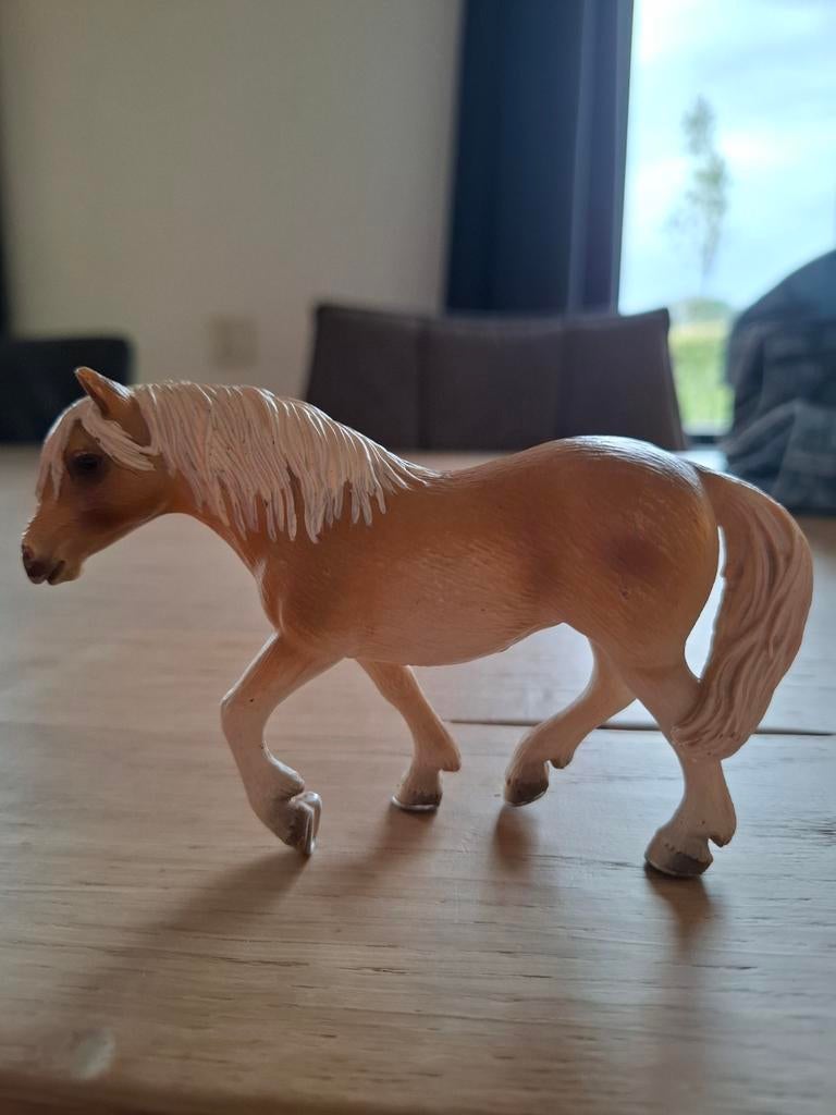Schleich paardje haflinger oud model, Verzamelen, Ophalen of Verzenden, Zo goed als nieuw, Paard, Beeldje of Figuurtje