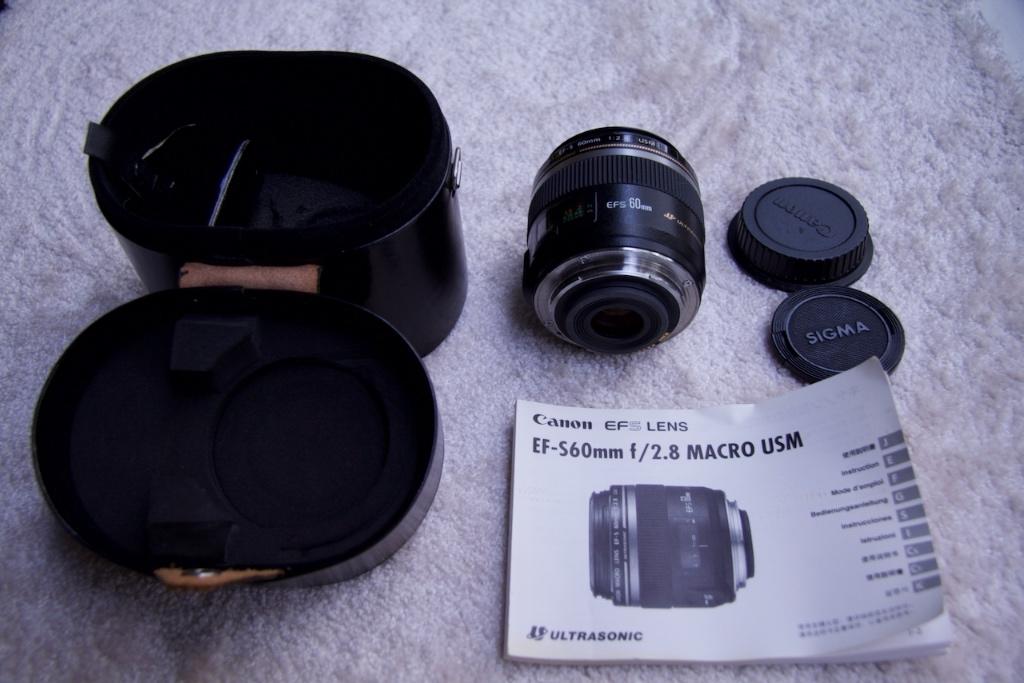 Canon EF-S 60mm macro lens f/2,8 USM, Audio, Tv en Foto, Fotografie | Lenzen en Objectieven, Gebruikt, Macrolens, Ophalen of Verzenden