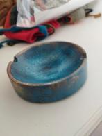 Blauw keramische asbak, Ophalen of Verzenden, Gebruikt