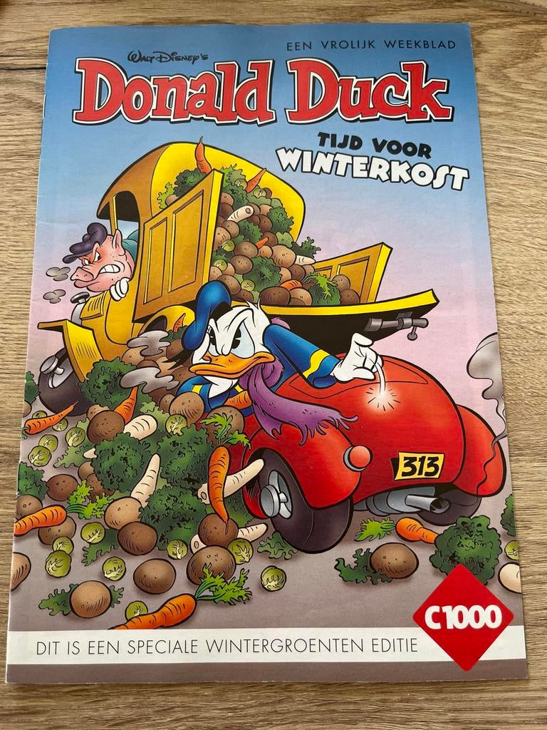 Donald Duck: Tijd voor Winterkost - C1000 Speciale Editie, Eén stripboek, Ophalen of Verzenden, Zo goed als nieuw