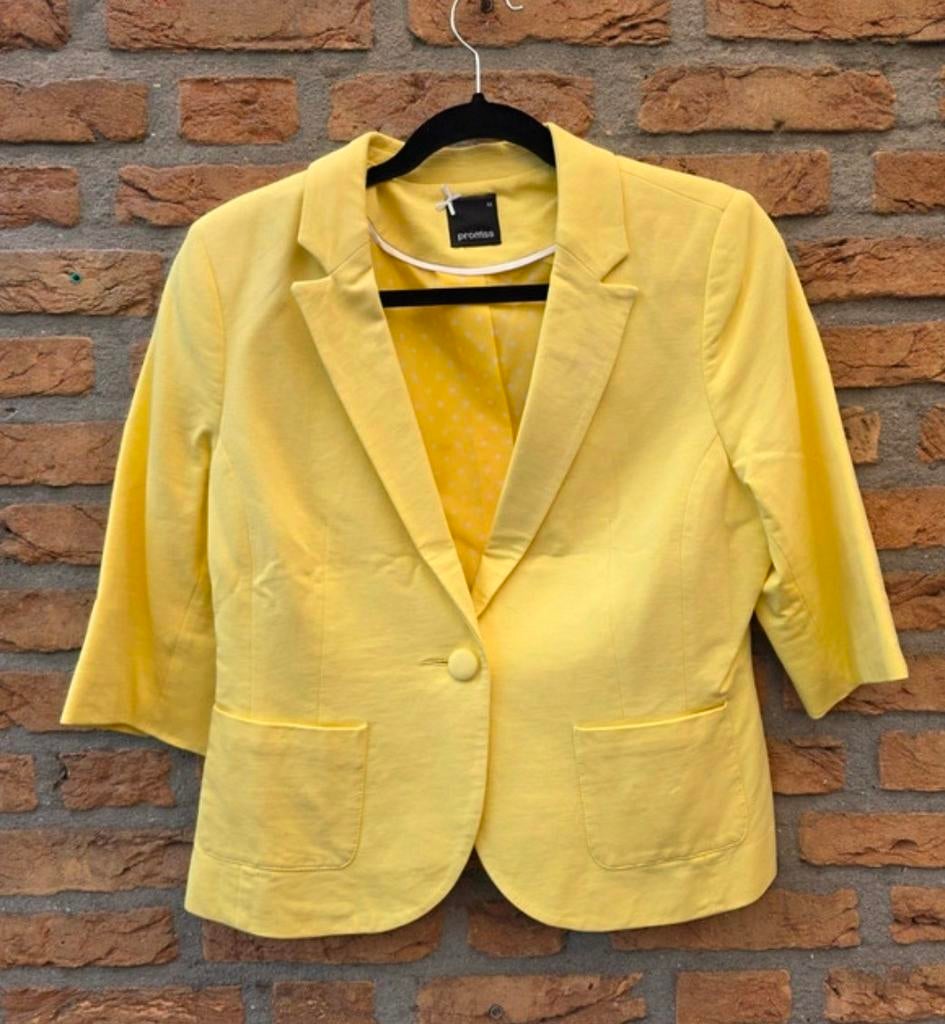 Gele Proactus Blazer - Maat M, Maat 38/40 (M), Geel, Proactus, Ophalen of Verzenden