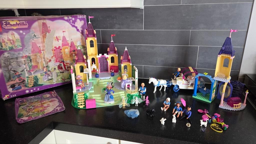 Lego Belville Kasteel 5808 met koets en accessoires, Ophalen of Verzenden