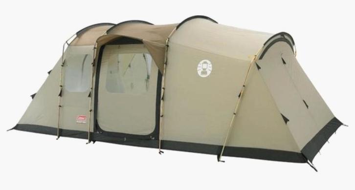 Coleman Mackenzie Cabin 6 Tent - 6 Persoons met Opbergtas, Caravans en Kamperen, Tenten, tot en met 6, Gebruikt, Ophalen