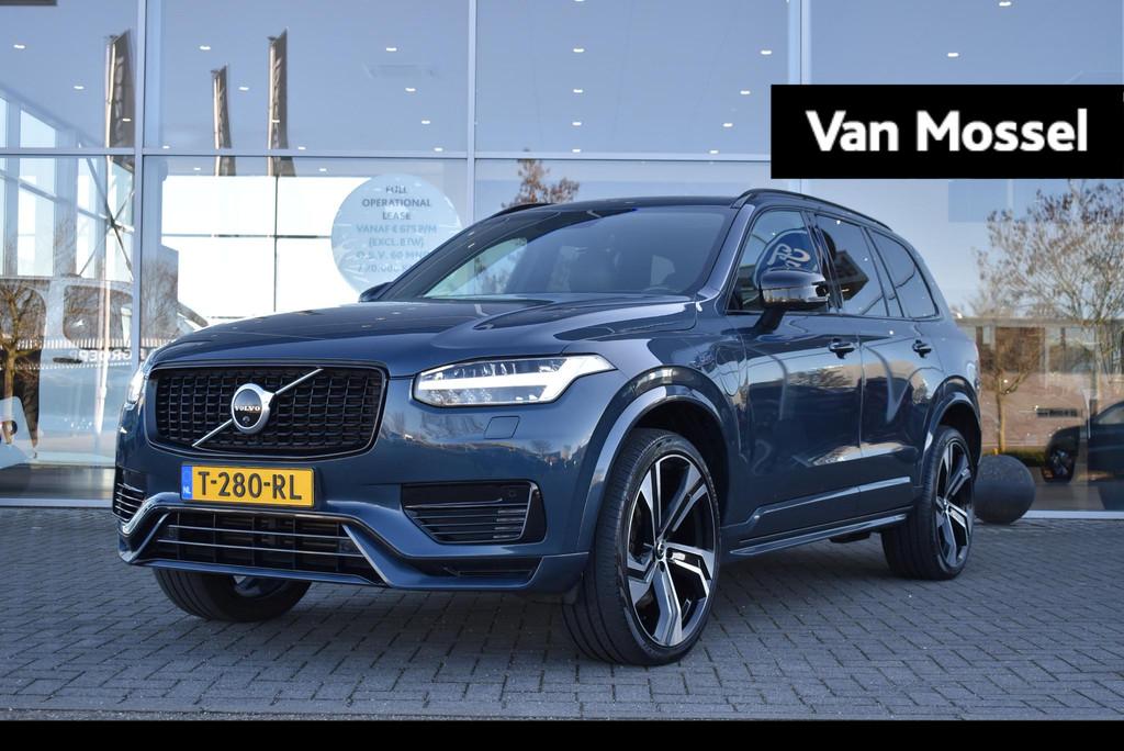 Volvo XC90 2.0 T8 Recharge AWD R-Design | Luchtvering | Pano, Auto's, Volvo, 12 maanden, Euro 6, 4 cilinders, Blauw