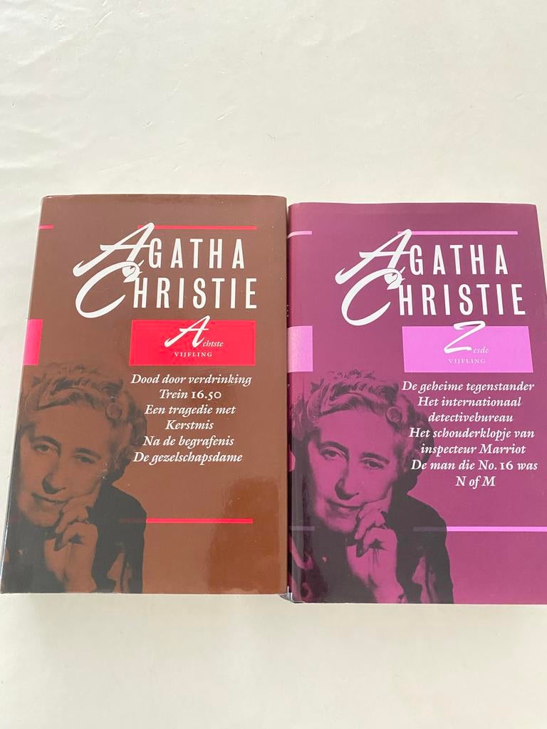 Agatha Christie Vijfling A en Z boeken, Ophalen of Verzenden, Gelezen