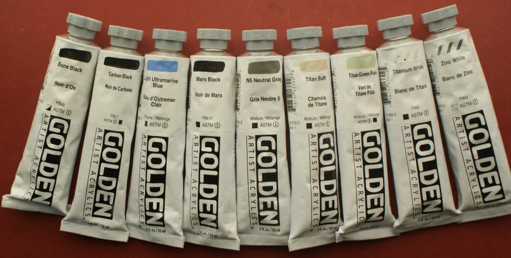 AANBIEDING: Golden Heavy Body Acrylverf, tubes 59 ml., Hobby en Vrije tijd, Schilderen, Verzenden, Nieuw, Acrylverf