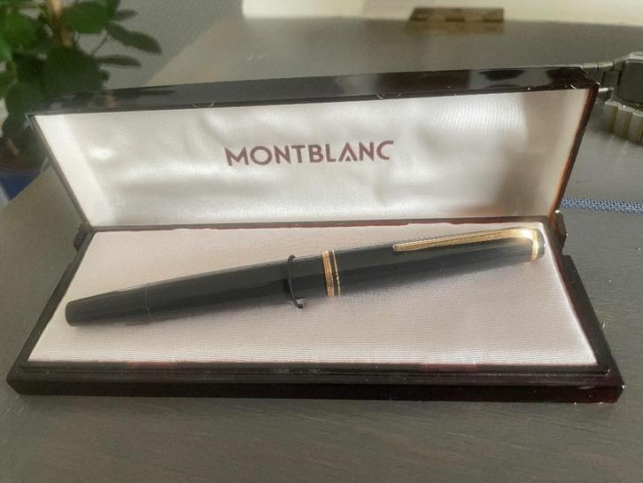 vintage MONTBLANC VULPEN no. 24 gouden punt - WD014, Verzamelen, Pennenverzamelingen, Gebruikt, Vulpen, Mont Blanc, Met doosje
