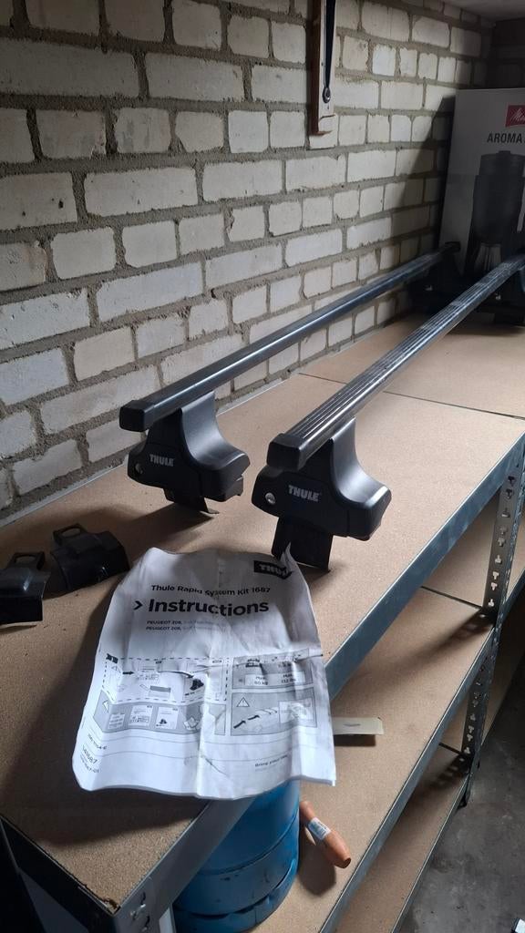 Thule dakdrager peugeot 208, Auto diversen, Dakdragers, Ophalen