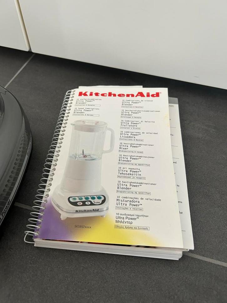 Kitchenaid Ultra Power Blender - Krachtige Keukenhulp, Witgoed en Apparatuur, Blenders, Gebruikt, Blender, Ophalen of Verzenden
