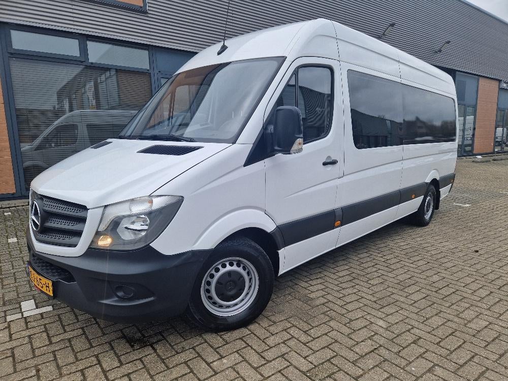 Mercedes-Benz Sprinter 314 CDI dc maxi zeer mooi 7-pers euro, Auto's, Bestelauto's, Gebruikt, 2000 kg, Wit, Mercedes-Benz