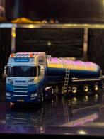 Scania + Tank oplegger | Jan Bakker | scale 1:50, Ophalen, Zo goed als nieuw, Bus of Vrachtwagen, Wsi