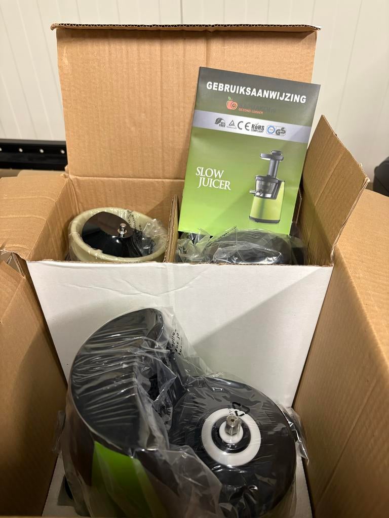 Sapmaker Slowjuicer - Gezond en Lekker Sap, Witgoed en Apparatuur, Juicers, Ophalen of Verzenden, Nieuw, Elektrisch, Slowjuicer