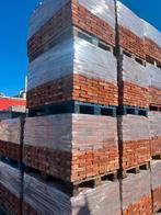 UNIEK! 140M2 antieke handvorm vechtformaat steen 21 x 4 rood, Doe-het-zelf en Verbouw, Metselstenen, Ophalen, Zo goed als nieuw