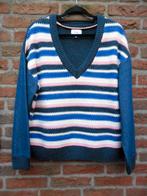 Nieuwe Numph gave trui met spijkerstof mouwen met v hals xxl, Blauw, Maat 46/48 (XL) of groter, Nieuw, Ophalen of Verzenden